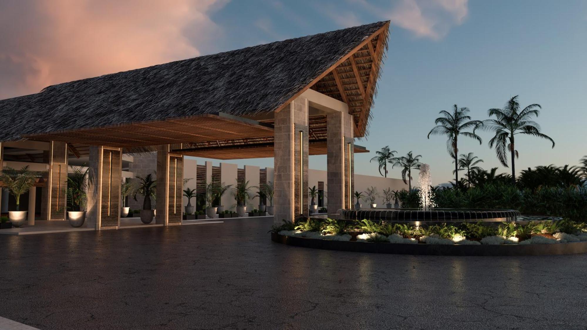 Breathless Punta Cana Resort & Spa (Adults Only) Eksteriør bilde The entrance of the resort